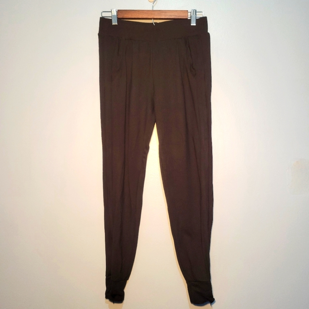 Fabletics Womens Black Joggers Zipper Ankle Size Small‎ Pockets Athletic